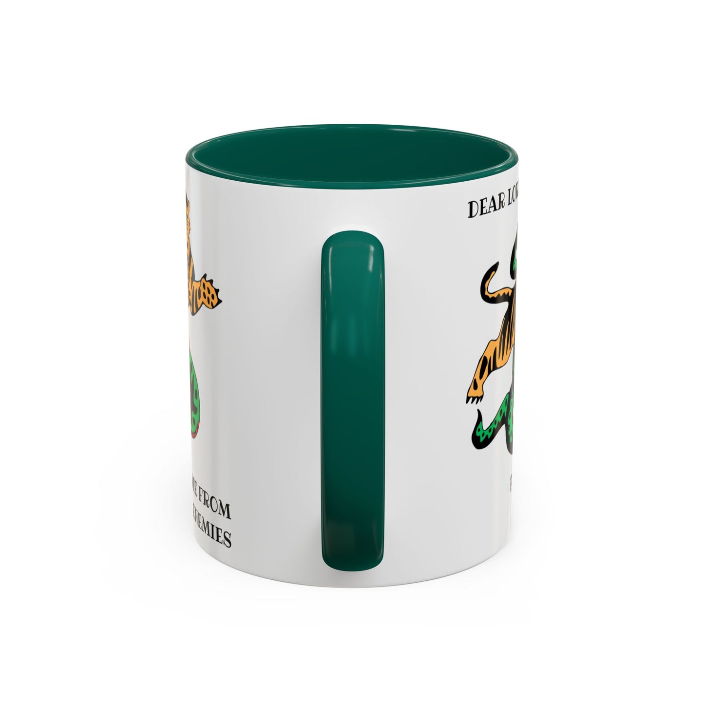 Dear Lord "Protect Me from My Enemies" Mug, 11oz