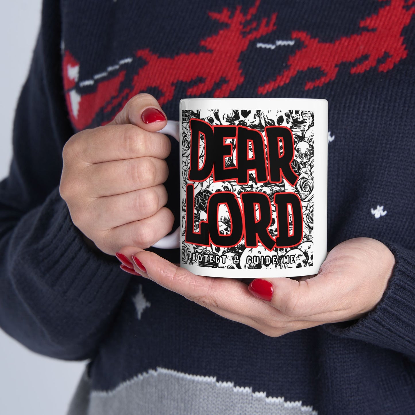 Dear Lord "Protect & Guide Me" Mug, 11oz