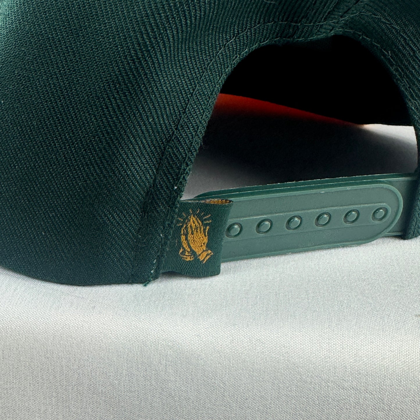 Dear Lord Script Snapback - Forest / Gold
