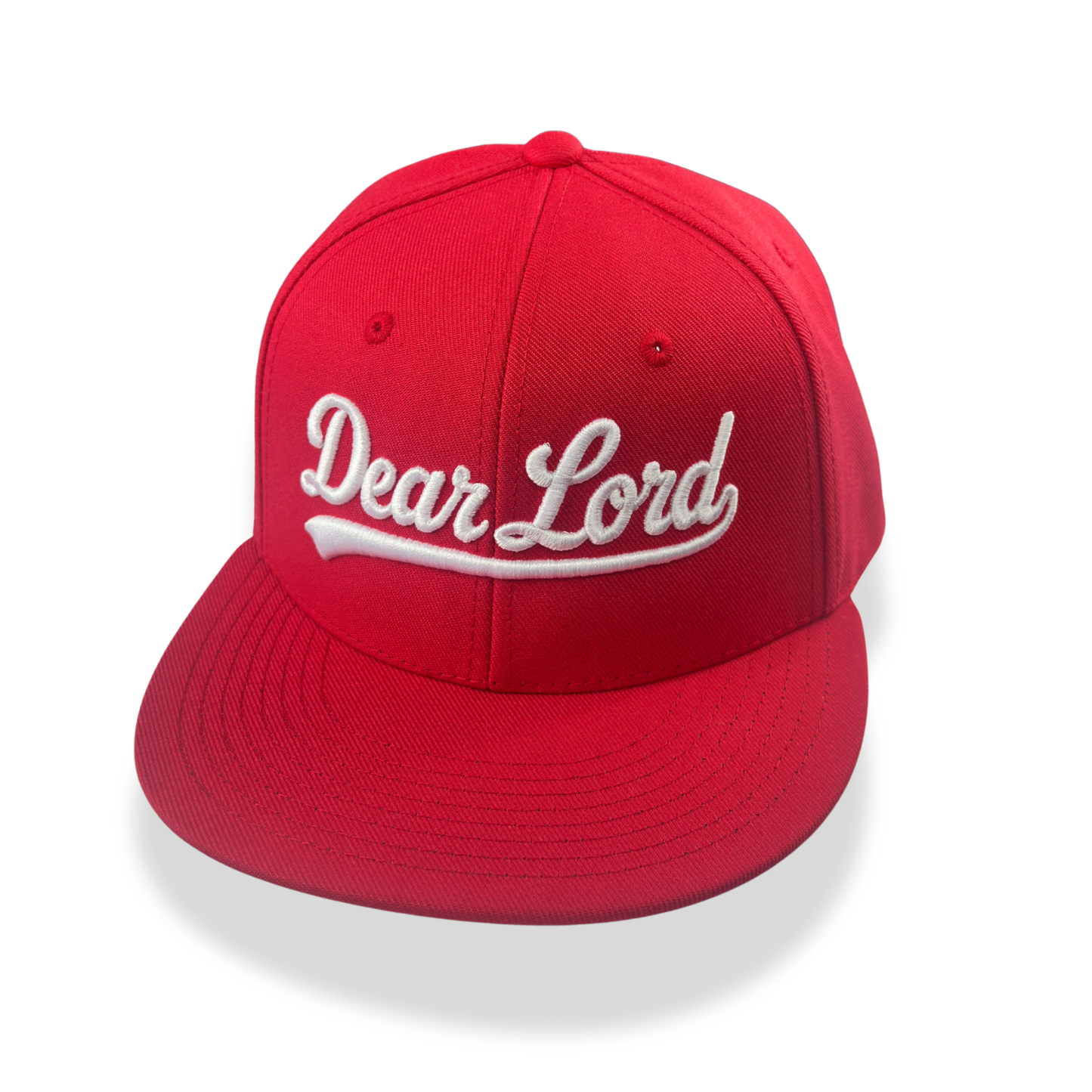 Dear Lord Script Snapback - Red /White